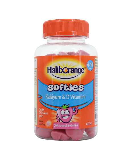 Haliborange Çilek Aromalı Kalsiyum & D Vitamini Softies