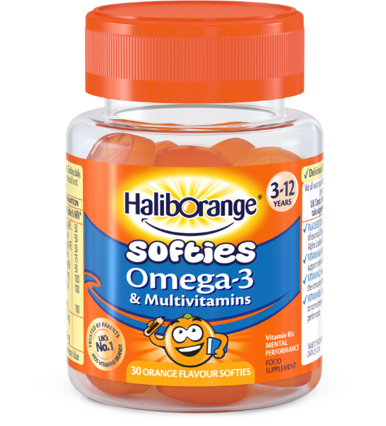 Omega-3 & Multivitamin Softies Orange x30